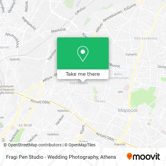 Fragi Pen Studio - Wedding Photography map