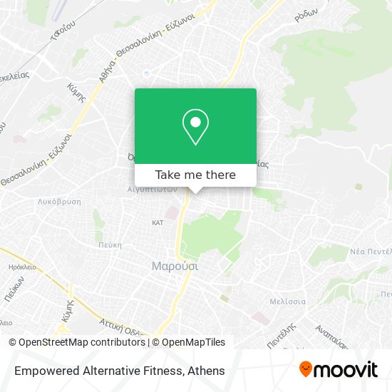 Empowered Alternative Fitness map