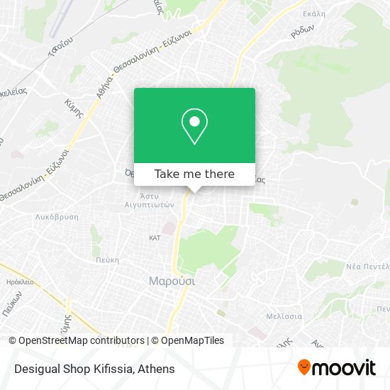 Desigual Shop Kifissia map