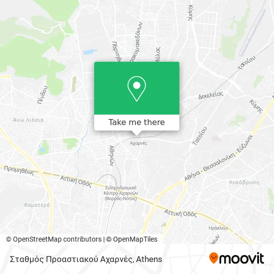 Σταθμός Προαστιακού Αχαρνές map