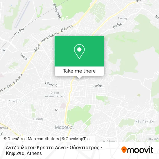 Αντζουλατου Κρεστα Λενα - Οδοντιατρος - Κηφισια map