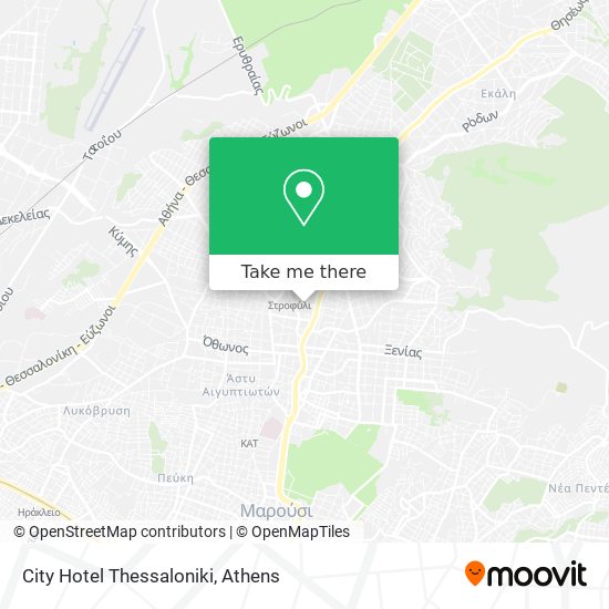 City Hotel Thessaloniki map