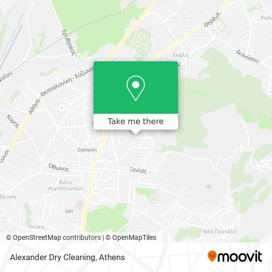 Alexander Dry Cleaning map