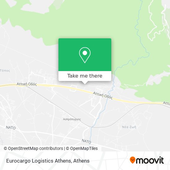 Eurocargo Logistics Athens map