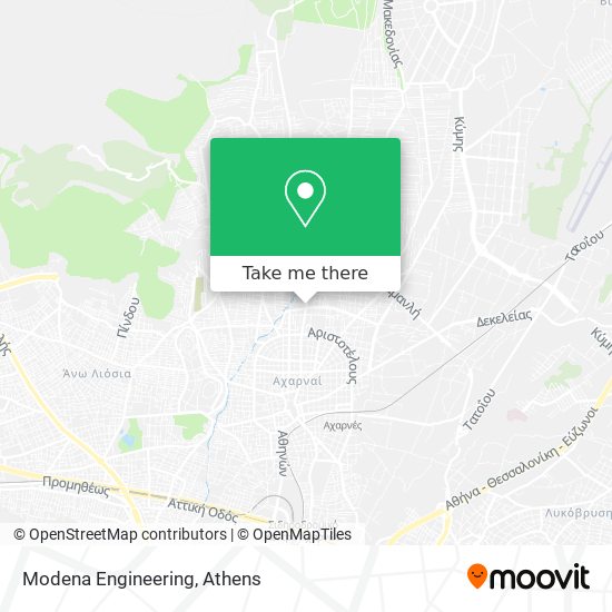 Modena Engineering map