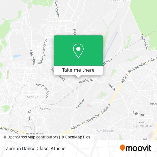 Zumba Dance Class map