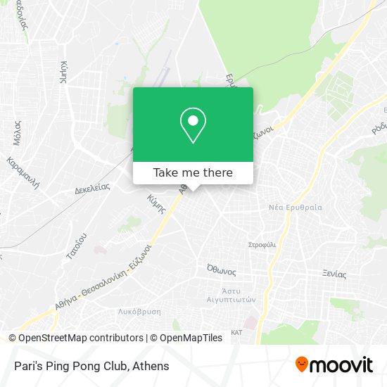 Pari's Ping Pong Club map