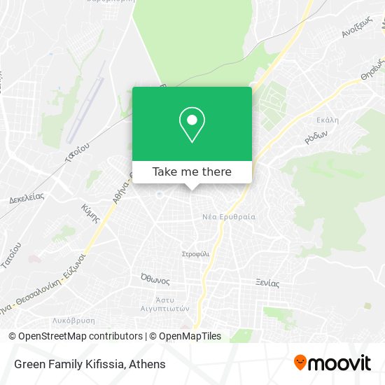 Green Family Kifissia map