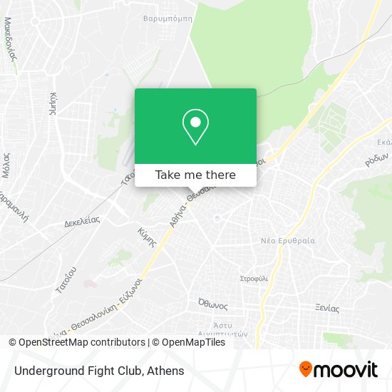 Underground Fight Club map