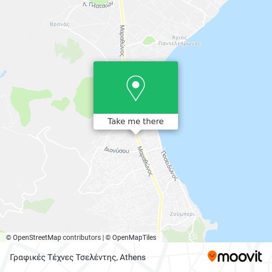 Γραφικές Τέχνες Τσελέντης map