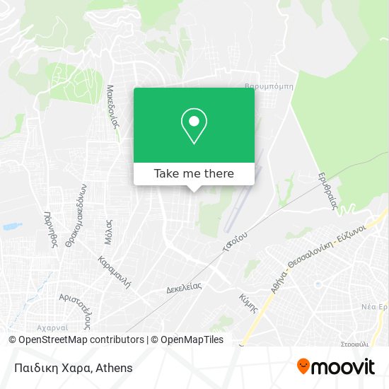 Παιδικη Χαρα map