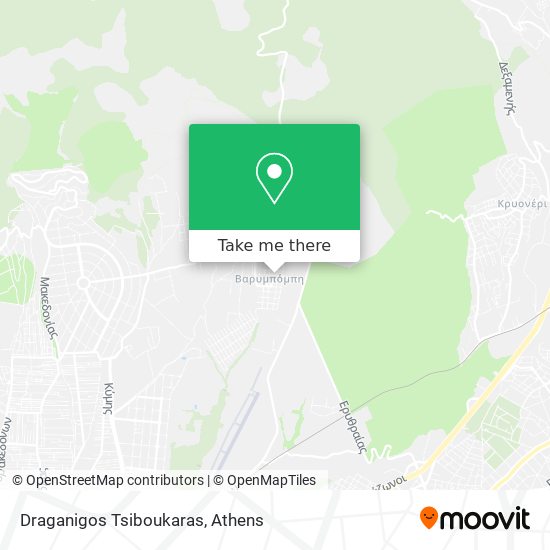 Draganigos Tsiboukaras map
