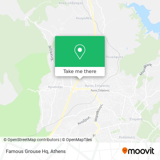 Famous Grouse Hq map