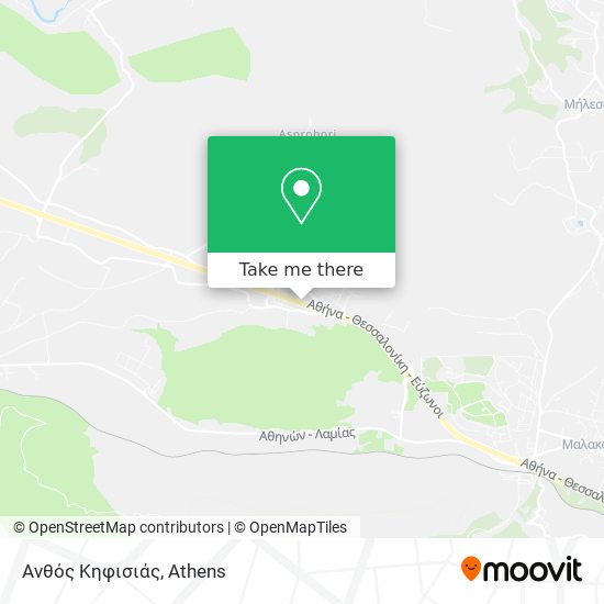 Ανθός Κηφισιάς map