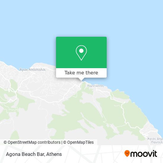 Agona Beach Bar map