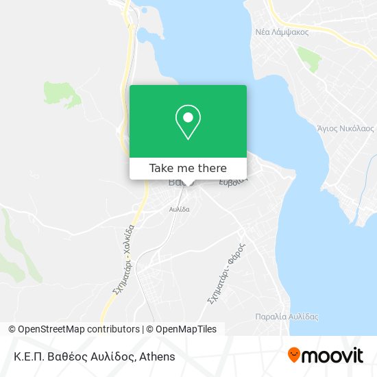 Κ.Ε.Π. Βαθέος Αυλίδος map