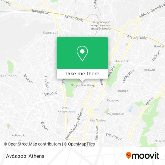 Ανάκασα map