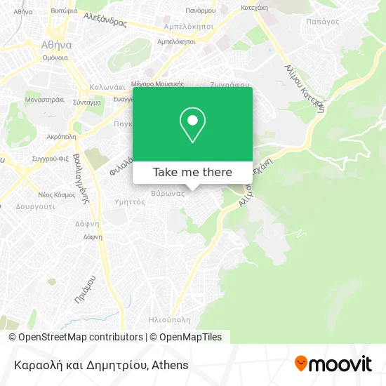 Καραολή και Δημητρίου map