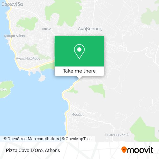 Pizza Cavo D'Oro map