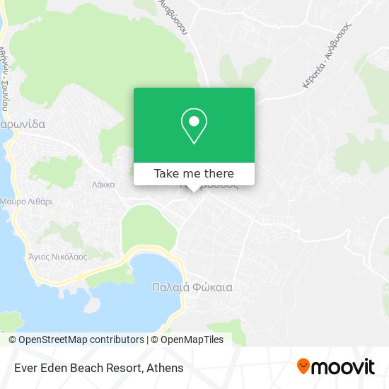Ever Eden Beach Resort map