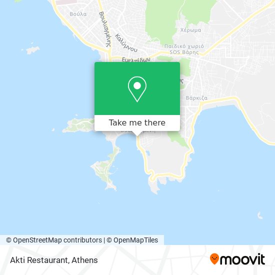 Akti Restaurant map