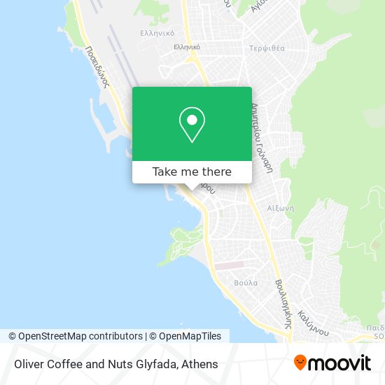 Oliver Coffee and Nuts Glyfada map
