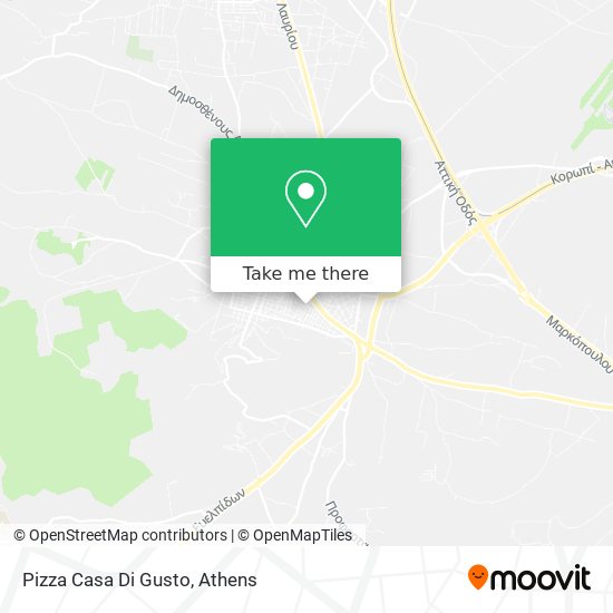 Pizza Casa Di Gusto map