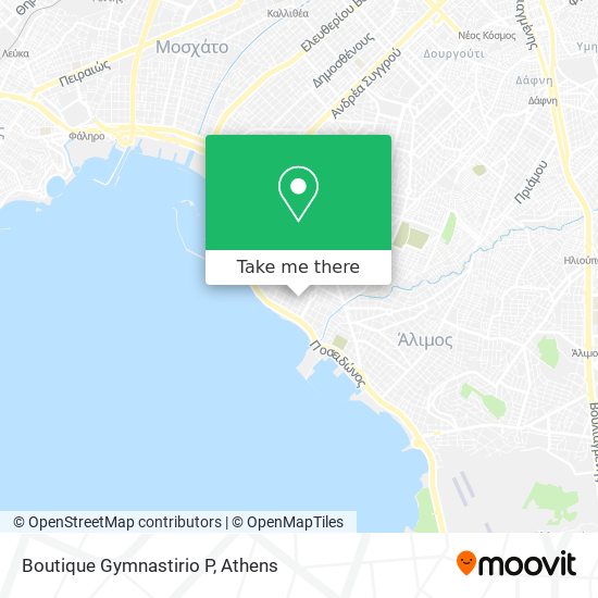 Boutique Gymnastirio P map