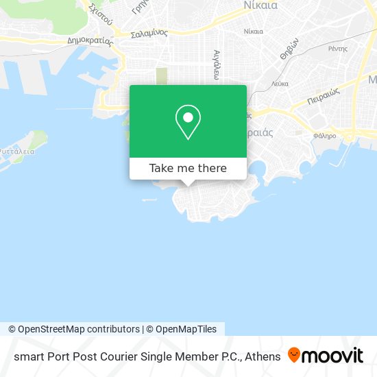 smart Port Post Courier Single Member P.C. map