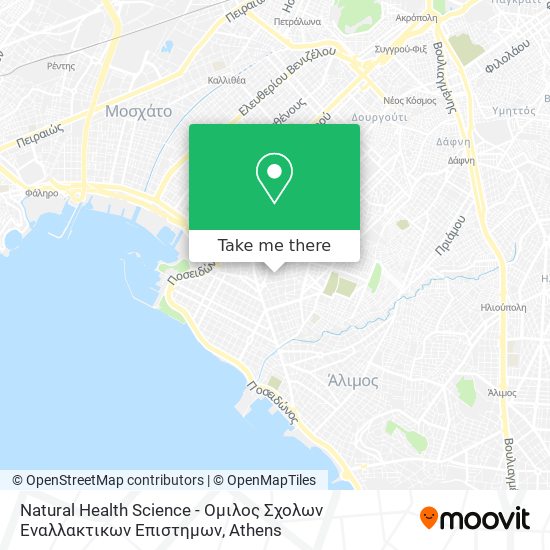 Natural Health Science - Ομιλος Σχολων Εναλλακτικων Επιστημων map