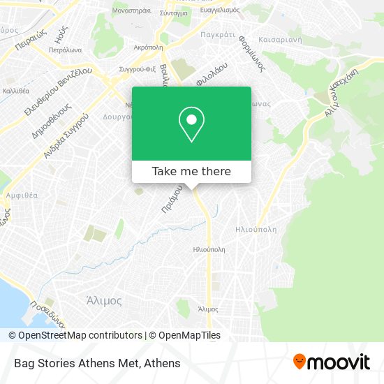 Bag Stories Athens Met map