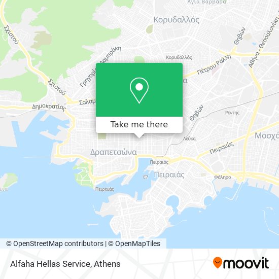 Alfaha Hellas Service map