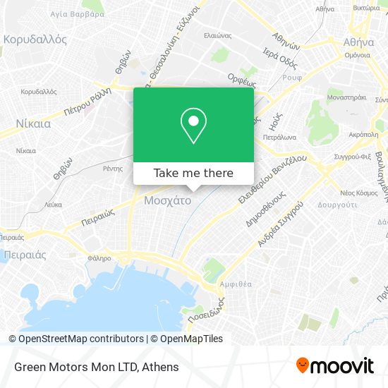 Green Motors Mon LTD map