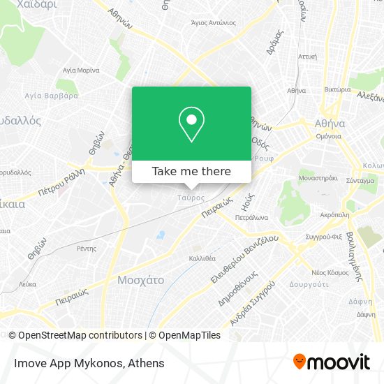 Imove App Mykonos map