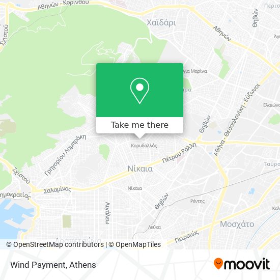 Wind Payment map