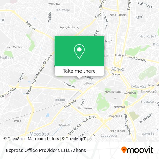 Express Office Providers LTD map