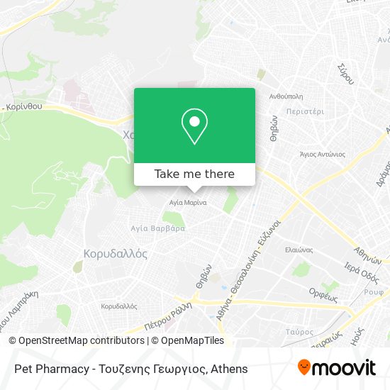 Pet Pharmacy - Τουζενης Γεωργιος map