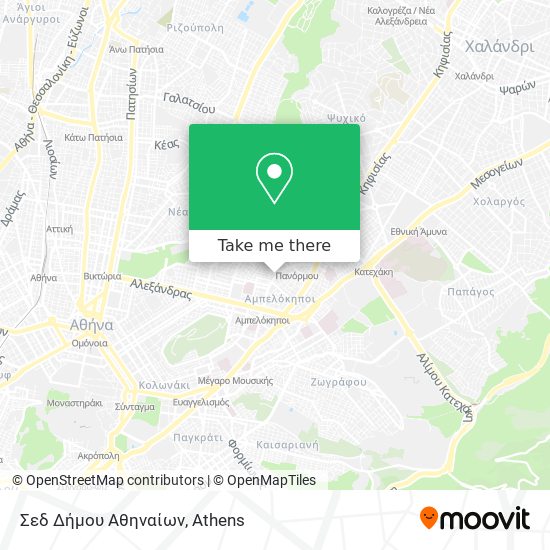 Σεδ Δήμου Αθηναίων map