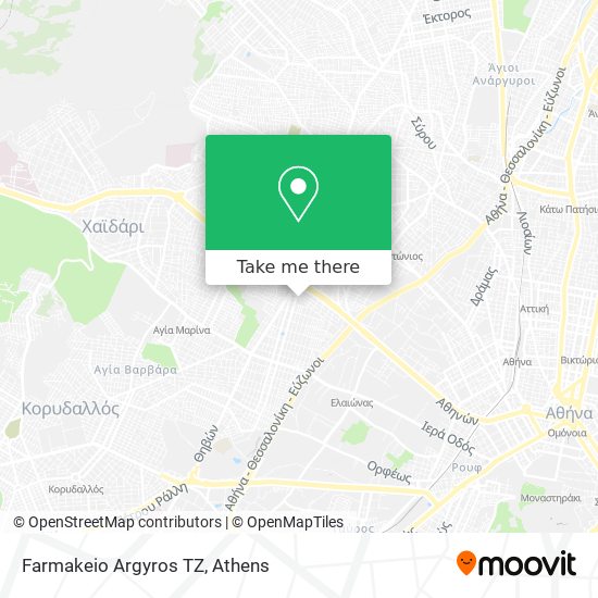 Farmakeio Argyros TZ map