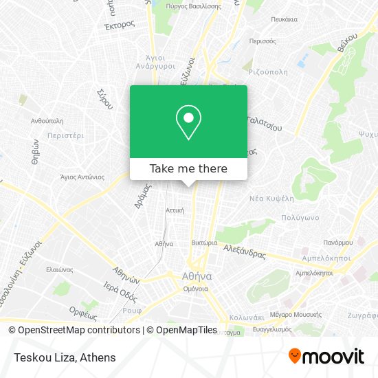 Teskou Liza map