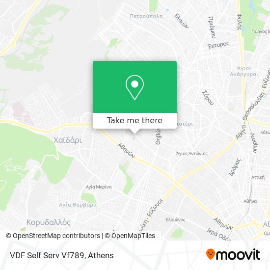 VDF Self Serv Vf789 map