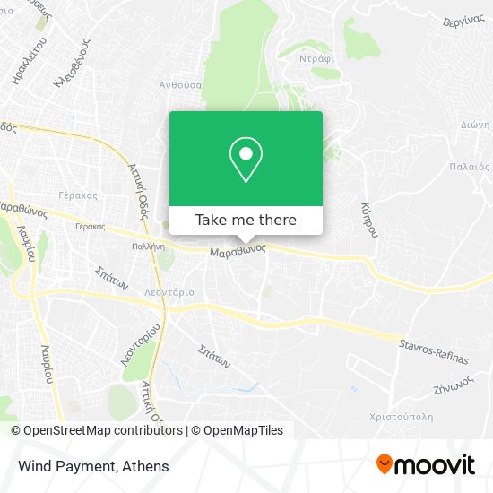 Wind Payment map