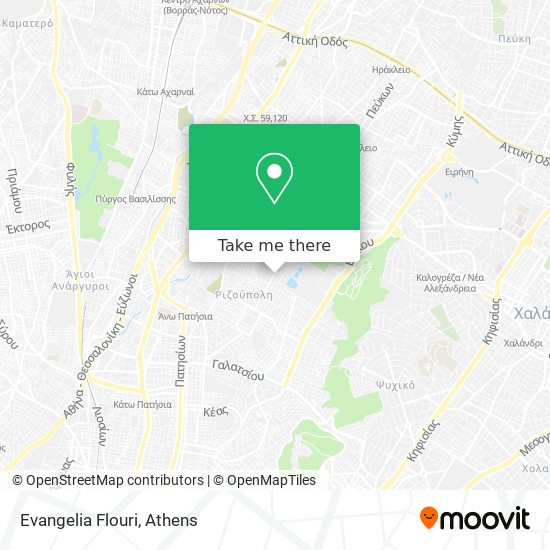 Evangelia Flouri map