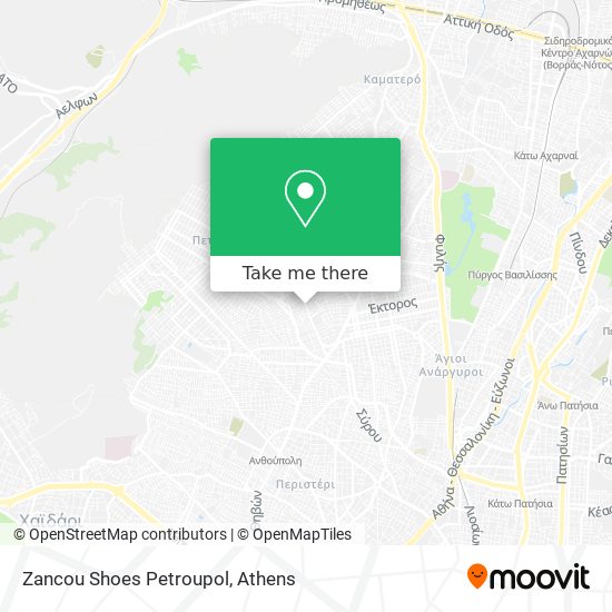 Zancou Shoes Petroupol map