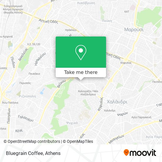 Bluegrain Coffee map