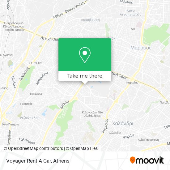 Voyager Rent A Car map