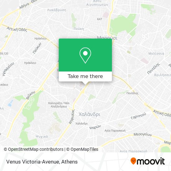 Venus Victoria-Avenue map