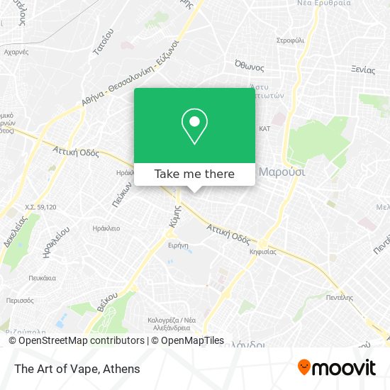 The Art of Vape map