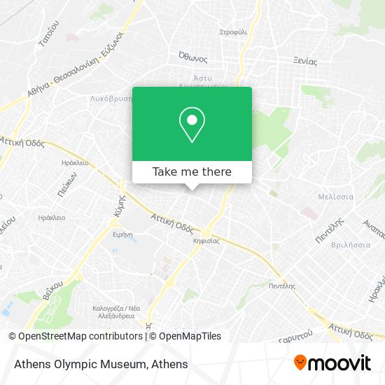 Athens Olympic Museum map