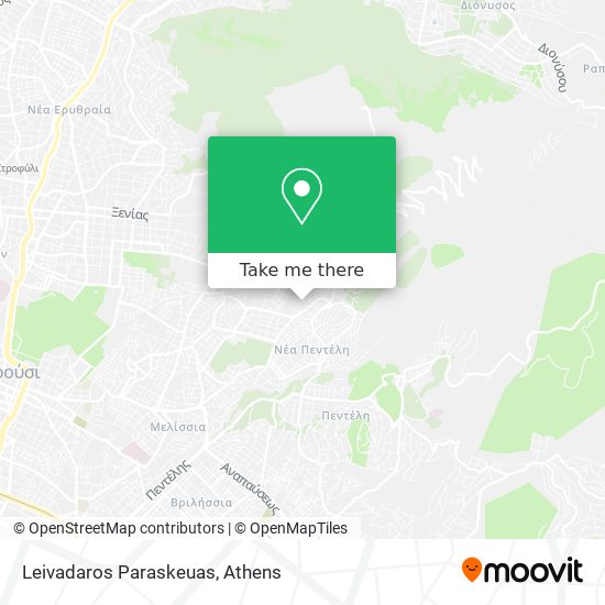 Leivadaros Paraskeuas map